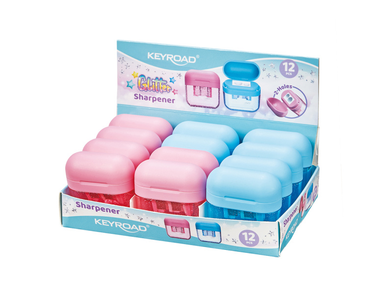 Pliiatsiteritaja Keyroad Compact 2-ava blistris, pastell - Pilt 5