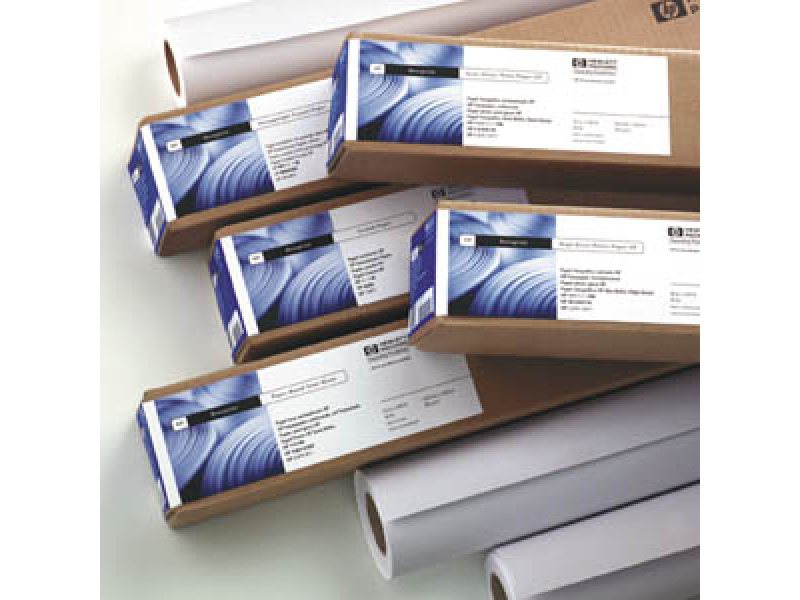 Plotteripaber HP Bright White Inkjet, tindiprinterile, erevalge, 90 g/m², 91.4cm x 45.7m