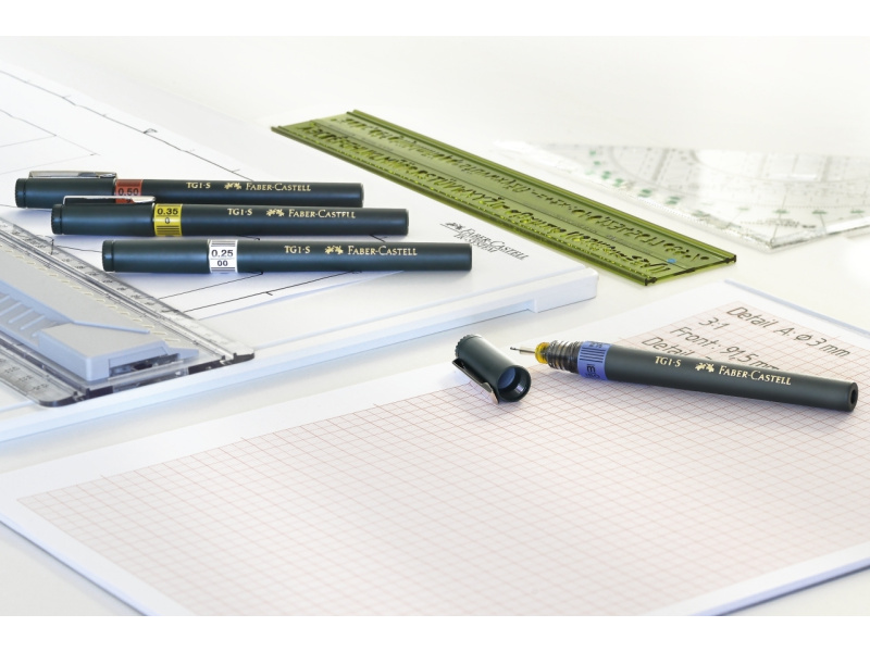 Rapidograaf Faber-Castell TG1-S 2,00mm - Pilt 2