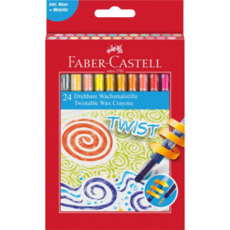 Rasvakriidid Faber-Castell keeratavad 24-värvi