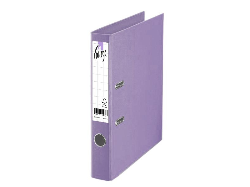 Registraator College A4 5cm PP/PP helelilla