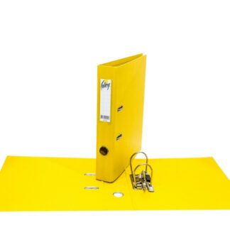 Registraator College A4 5cm PP/PP kollane