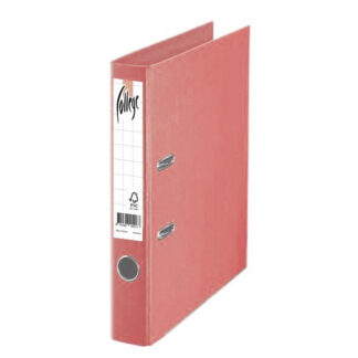 Registraator College A4 5cm PP/PP lõheroosa
