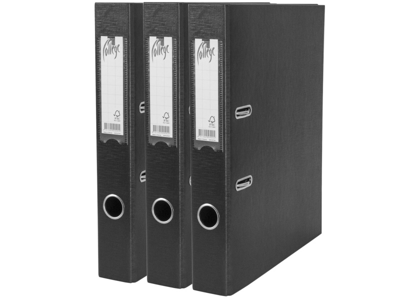 Registraator College A4 5cm PP/PP must - Pilt 4