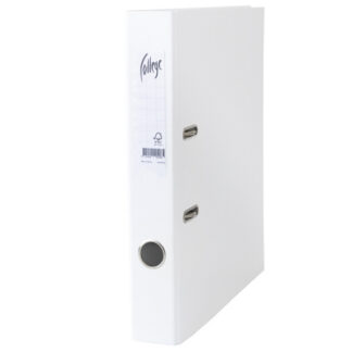 Registraator College A4 5cm PP/PP valge
