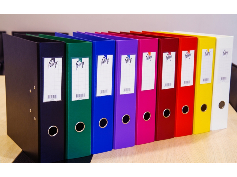 Registraator College A4 7cm PP/PP roosa - Image 2
