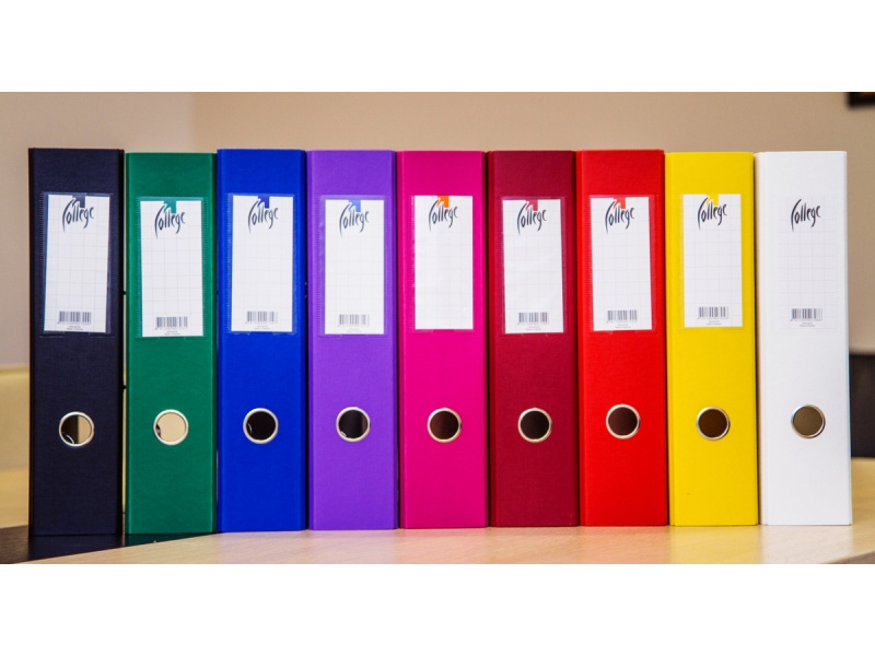 Registraator College A4 7cm PP/PP roosa - Image 3