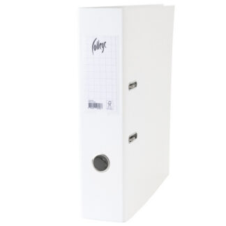 Registraator College A4 7cm PP/PP valge