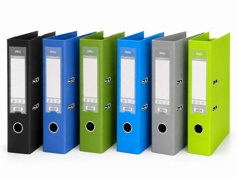 Registraator Deli A4 5cm PP/PP metall alaserv, mururoheline - Pilt 2