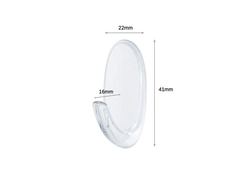 Riputuskonks 3M Command™ plastik läbipaistev 2tk - Pilt 2
