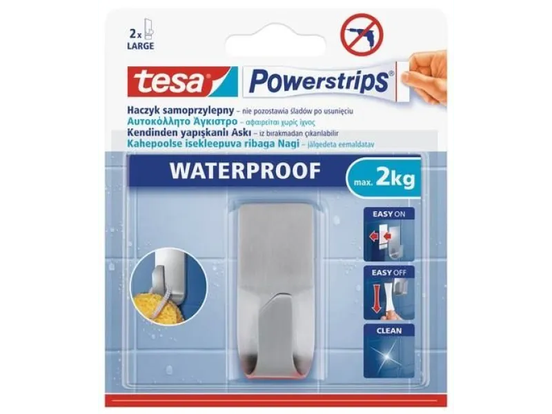 Riputuskonks iseliimuv Tesa Powerstrips metall 1 tk/pk