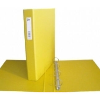 Rõngaskaust College A4/3,5cm 4-rõngast kollane