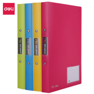 Rõngaskaust DELI Rio A4/2,8cm 2-rõngast, assortii