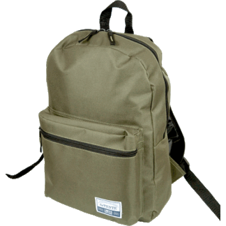 Seljakott deVENTE 40x29x17cm roheline