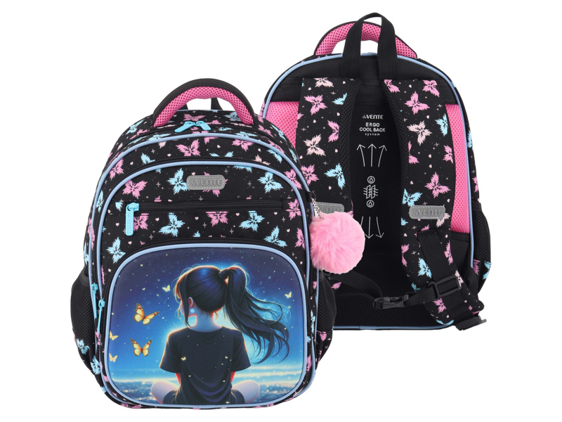 Seljakott deVENTE Grade Butterfly Dreams 37x28x16cm, 16L, 700g