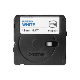 Sildilint Brother "BTAG233", Blue on White, Mitmekesise keskkonna vastupidavus