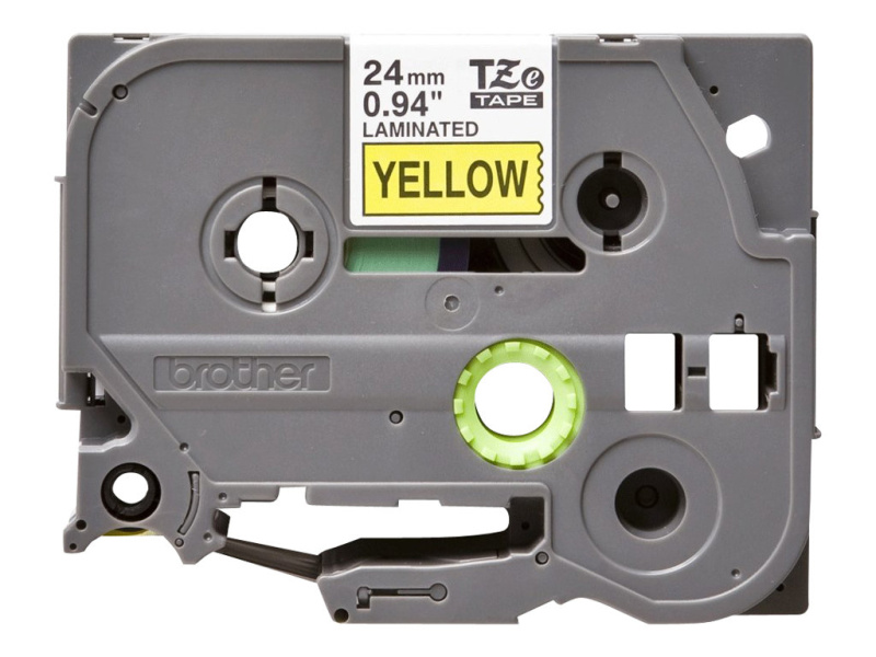 Sildilint Brother "TZe-651", Black on Yellow, Lamineeritud - Pilt 2