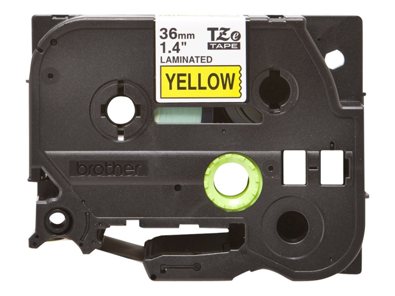 Sildilint Brother "TZe-661", Yellow, Vastupidav Lamineeritud