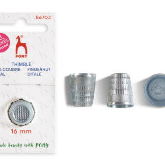 Sõrmkübar Pony 16mm 86703