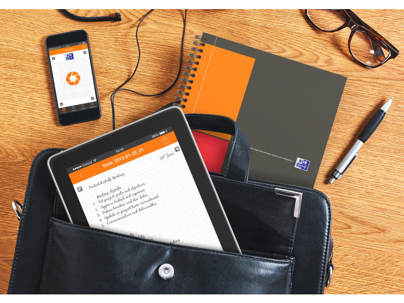 Spiraalplokk Oxford Activebook B5 /80L jooneline - Pilt 3