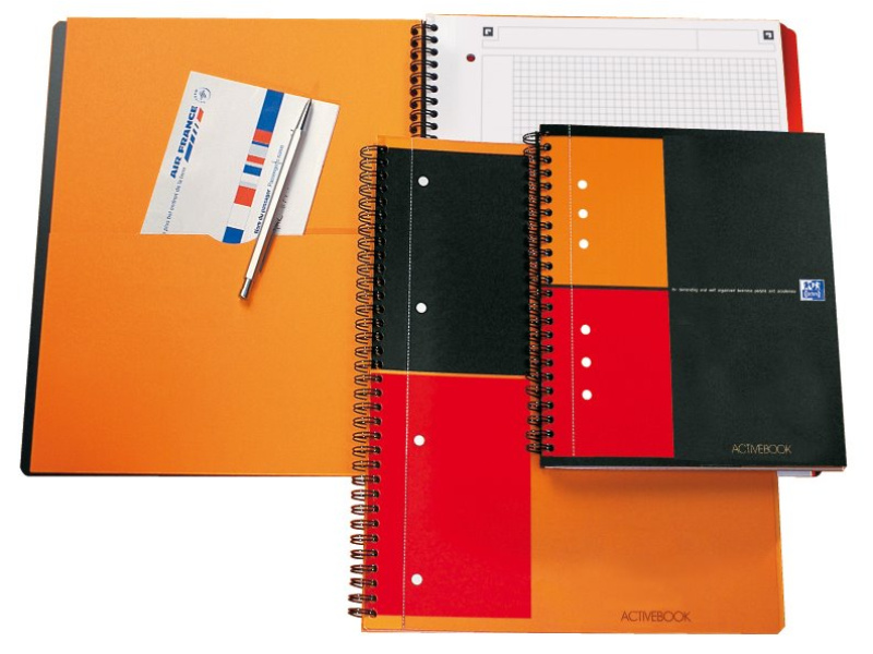 Spiraalplokk Oxford Activebook B5 /80L jooneline - Pilt 5