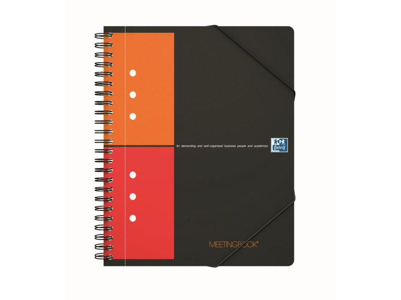 Spiraalplokk Oxford International Meetingbook A5+/80L 5x5ruut