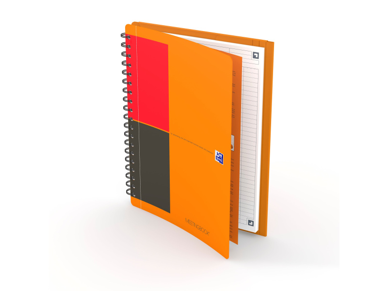 Spiraalplokk Oxford Meetingbook B5 /80L jooneline