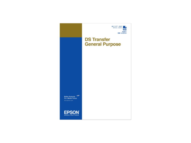 Sublimatsioonipaber Epson DS Transfer General Purpose, A3, 100 lehte