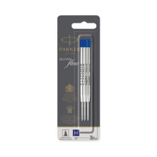 Südamik Parker pastapliiatsile QuinkFlow M 3tk/pk sinine