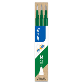 Südamik Pilot Frixion Ball, Clicker 0,7 mm roheline 3tk/pk