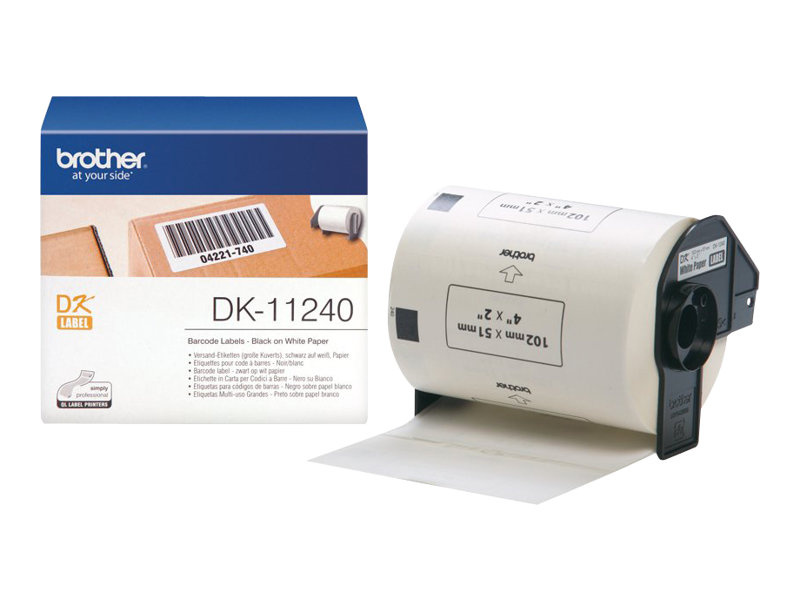 Suurte Ümbrike Saateetiketid Brother DK-11240, valge - Pilt 3