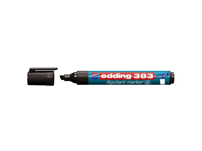 Tahvlimarker Edding 383 A8 Must, lõigatud ots 1-5mm
