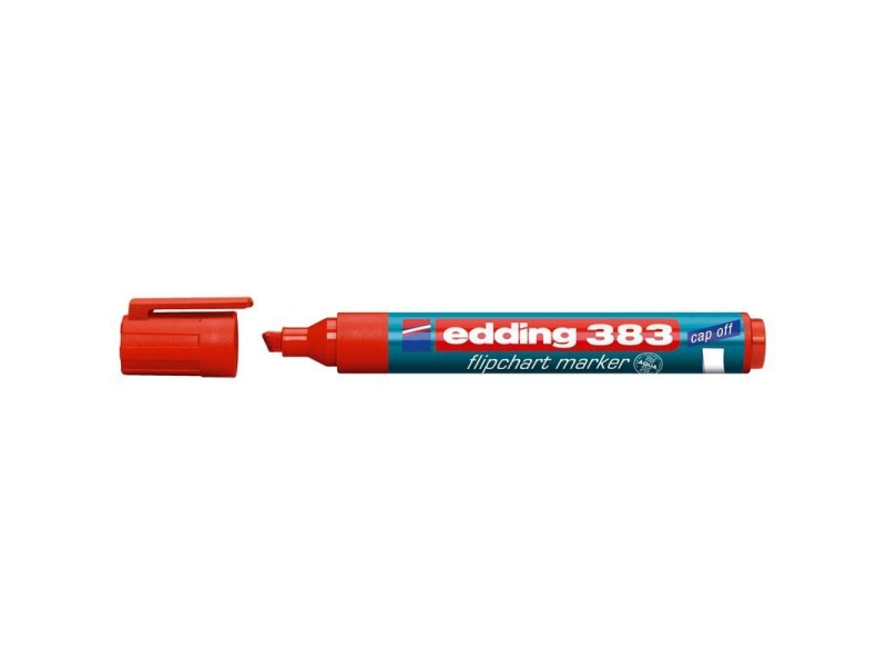 Tahvlimarker Edding 383 A8 Punane, lõigatud ots 1-5mm
