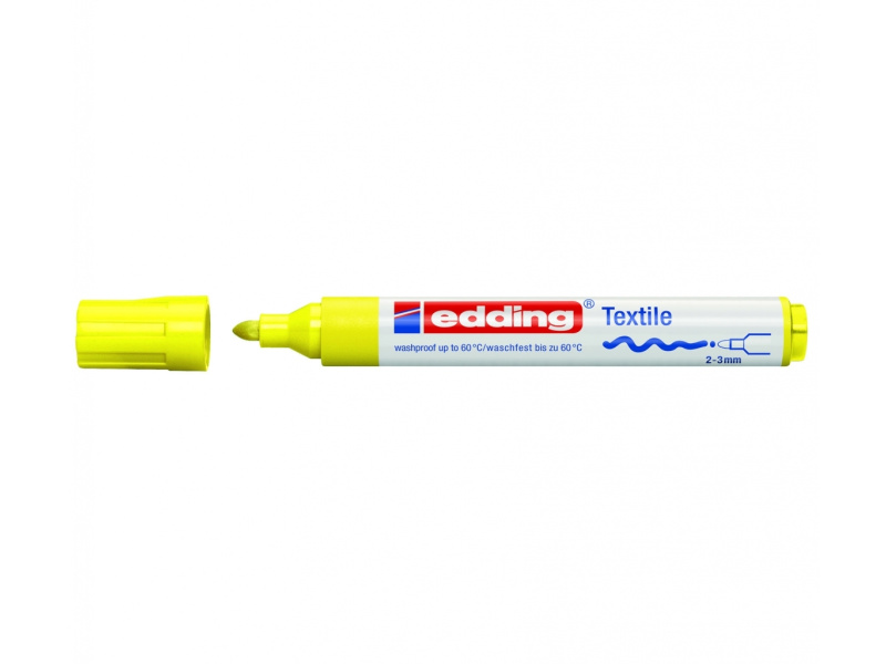 Tekstiilimarker Edding 4500 neoon kollane