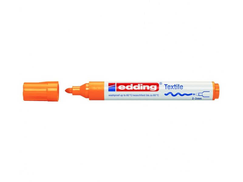 Tekstiilimarker Edding 4500 neoon oranž