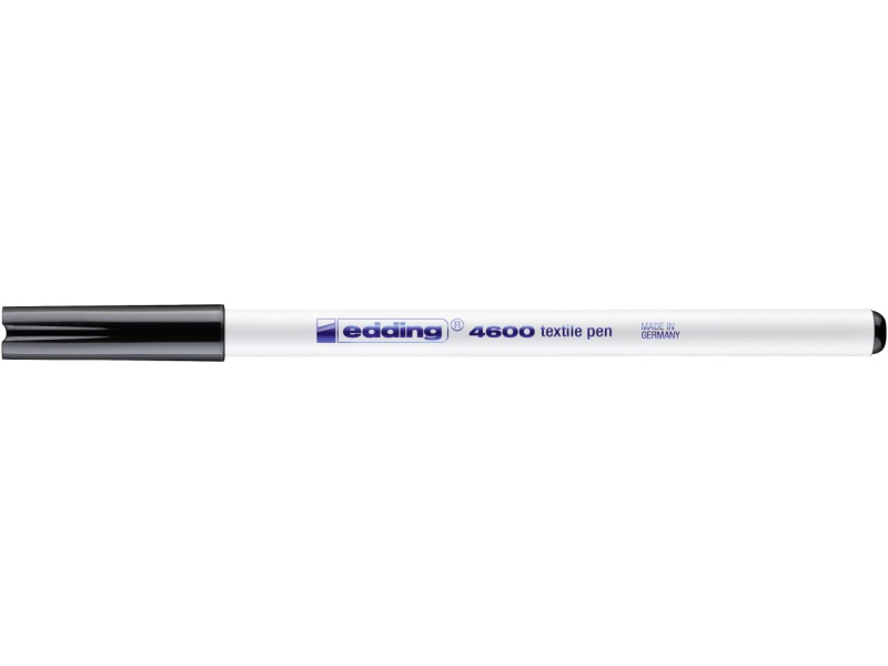 Tekstiilimarker Edding 4600 1 mm, must - Pilt 2