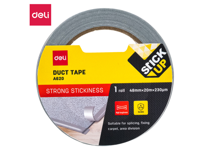 Tekstiilteip DELI 48mm x20m 230mic hall