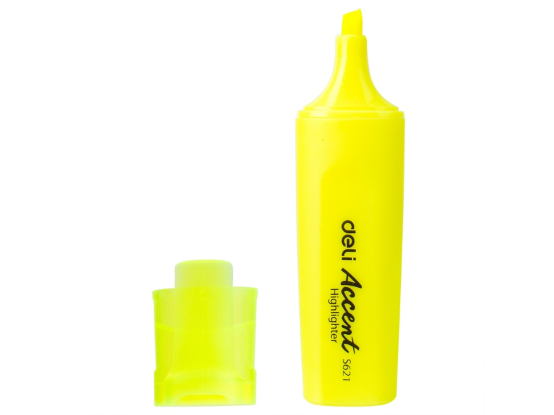 Tekstimarker DELI Accent 1-5mm kollane