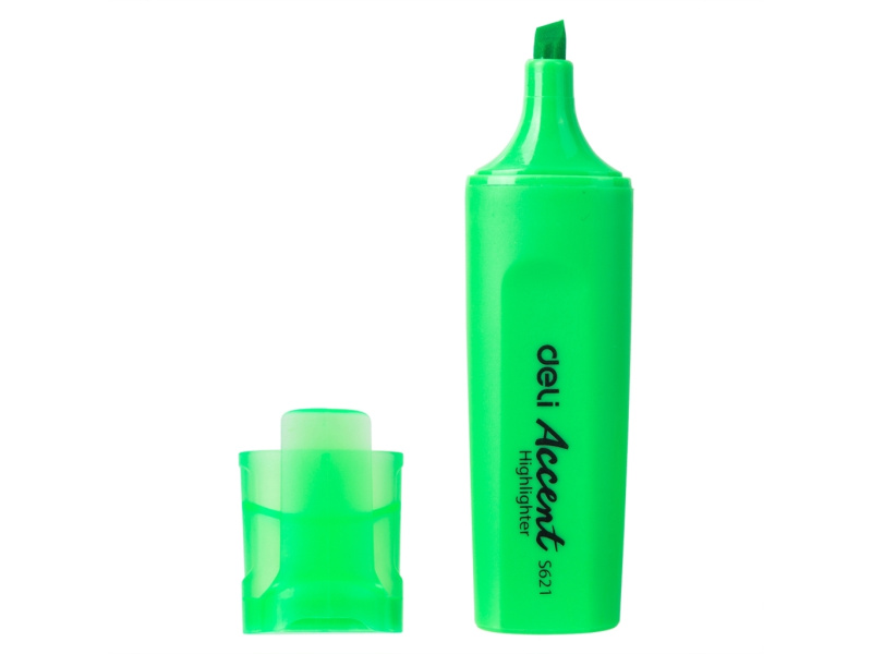 Tekstimarker DELI Accent 1-5mm roheline - Pilt 2