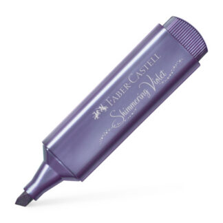 Tekstimarker Faber-Castell metallik lilla
