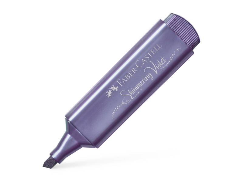 Tekstimarker Faber-Castell metallik lilla