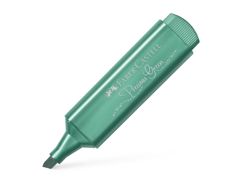 Tekstimarker Faber-Castell metallik roheline