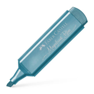 Tekstimarker Faber-Castell metallik sinine
