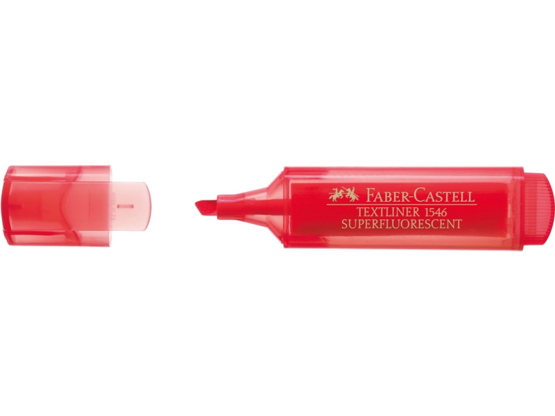Tekstimarker Faber-Castell superhelendav punane