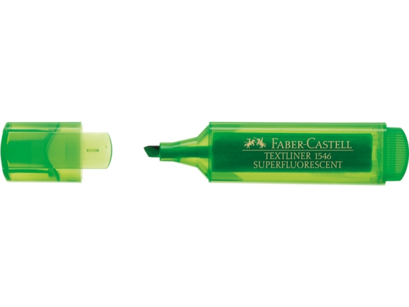 Tekstimarker Faber-Castell superhelendav roheline