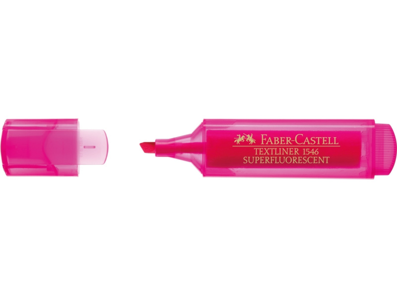 Tekstimarker Faber-Castell superhelendav roosa