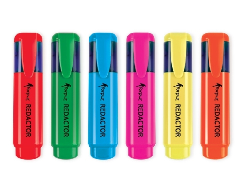 Tekstimarker Forpus Redactor, joone laius 2-5 mm, sinine - Pilt 2