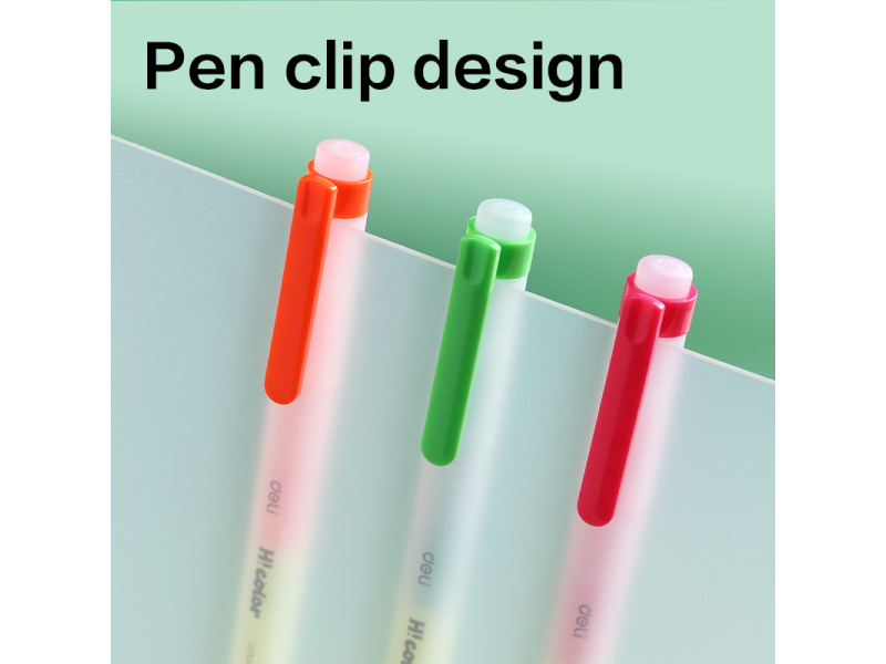 Tekstimarkerite komplekt DELI H!color, 1–3.8 mm, 6 värvi - Pilt 4