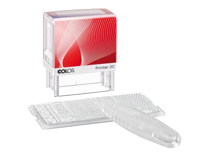 Tempel Colop Printer P20SET iselaotatav (14x38mm) 4-rida