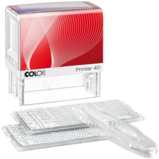 Tempel Colop Printer P40SET iselaotatav (23x59mm) 6-rida